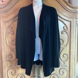Shimera black fuzzy cardigan